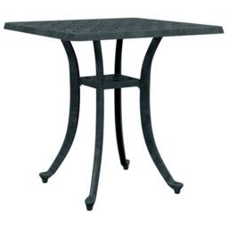 Berkfield Home Garden Table Green 53x53x53 cm Cast Aluminium - Size: 53 x 53 x 53 cm - thumbnail 2