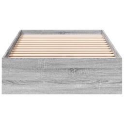Berkfield Home Bed Frame with Drawers without Mattress Grey Sonoma 90x200 cm - thumbnail 4