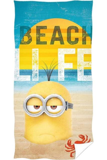 Minions Kevin Beach Towel in Bright Yellow - image 1