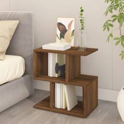 Berkfield Home Modern Bedside Cabinets 2 pcs Brown Oak 50x30x51.5 cm Engineered Wood - thumbnail 1