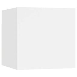 Berkfield Home 8 Piece TV Cabinet Set White Engineered Wood - thumbnail 6