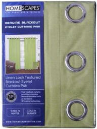 Homescapes Thermal Blackout Eyelet Curtain Pair in Black - Size: 167 cm width x 183 cm drop - thumbnail 4