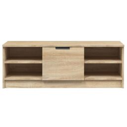 Berkfield Home TV Cabinet Sonoma Oak 102x35.5x36.5 cm Engineered Wood in Brown - thumbnail 6