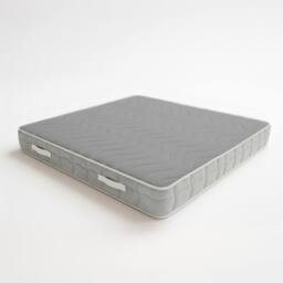 The White Stone Memory Foam Mattress 20cm 9-Zone Hypoallergenic in White - Size: Single