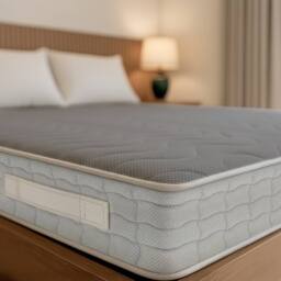 The White Stone Memory Foam Mattress 20cm 9-Zone Hypoallergenic in White - Size: Single - thumbnail 4