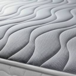 The White Stone Memory Foam Mattress 20cm 9-Zone Hypoallergenic in White - Size: Single - thumbnail 3