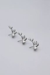 Marco Paul Silver Stag Head Candle Pins Stag Accessories Reindeer Candle - thumbnail 5