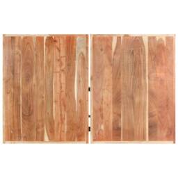 Berkfield Home Coffee Table 142x90x42 cm Solid Acacia Wood in Brown - Size: 142 x 90 x 42 cm - thumbnail 3