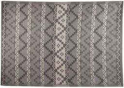 Marco Paul 210cm x 150cm Outdoor Alfresco Rug - Aztec Slate in Grey - Size: 150 cm x 210 cm - thumbnail 3