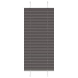 Berkfield Home Pleated Blind Black 65x150 cm Fabric Width 64.4 cm Polyester