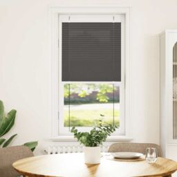 Berkfield Home Pleated Blind Black 65x150 cm Fabric Width 64.4 cm Polyester - thumbnail 2