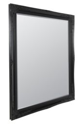 MirrorOutlet Buxton Black Large Leaner Mirror 140 x 109 CM - Size: 1 Pack - thumbnail 4