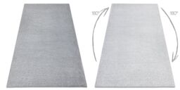 RugsX Wall-To-Wall Indus Rug in Silver - Size: 150 cm x 400 cm - thumbnail 2