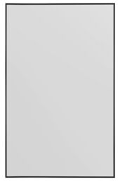 "MirrorOutlet Black Aluminium Edged Wall Leaner Mirror 68"" X 43"" (174 X 110CM) - Size: 1 Pack"