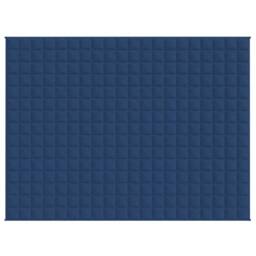 Berkfield Home Weighted Blanket Blue 150x200 cm 7 kg Fabric - thumbnail 3