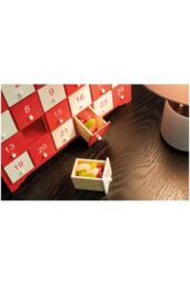 Netagon Wooden Advent Calendar in Red - thumbnail 3