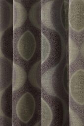 Homescapes Modern Curve Jacquard Curtain Tie Back Pair in Purple - thumbnail 7