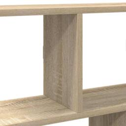 Berkfield Home Wall Cube Shelf 12 Compartments Sonoma Oak Engineered Wood in Light Brown - thumbnail 7