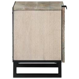 Berkfield Home Durable Bedside Tables 2 pcs Natural 40 x 33.5 x 46 cm in Light Brown - thumbnail 5