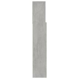 Berkfield Home Headboard Cabinet Concrete Grey 120x19x103.5 cm - thumbnail 6