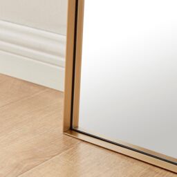 FurnitureboxUK Ottilie Large Full Length Arch Decorative Wall Mirror in Gold - thumbnail 3