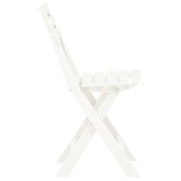 Berkfield Home Folding Garden Chairs 2 pcs Plastic White - thumbnail 5