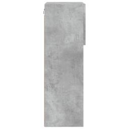 Berkfield Home TV Cabinet with LED Lights Concrete Grey 40.5x30x90 cm - thumbnail 8