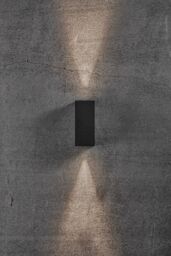 Nordlux Modern Outdoor Wall Light Black Aluminium Intergrated LED 20, 000hrs - Mains Powered, IP44 - thumbnail 6