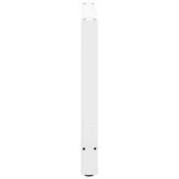 Berkfield Home Modern Coffee Table Legs White 2 pcs 80x(72-73) cm Steel - thumbnail 6