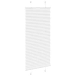 Berkfield Home Pleated Blind White 55x150 cm Fabric Width 54.4 cm Polyester
