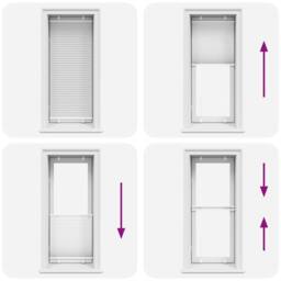 Berkfield Home Pleated Blind White 55x150 cm Fabric Width 54.4 cm Polyester - thumbnail 7