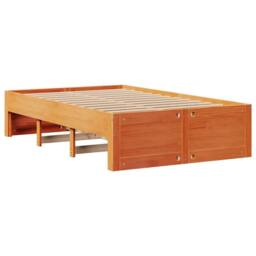 Berkfield Home Bed Frame without Mattress with Drawers Wax Brown 120x190 cm Smal - Size: Small Double - thumbnail 7