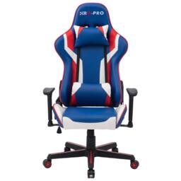 RayGar RG-PRO Gaming Chair High Back, Padding & Adjustable Height & Armrests in Blue - Size: 1 Pack - thumbnail 7