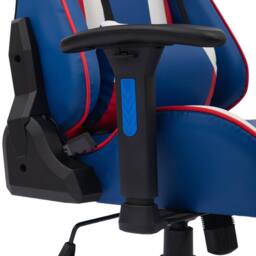 RayGar RG-PRO Gaming Chair High Back, Padding & Adjustable Height & Armrests in Blue - Size: 1 Pack - thumbnail 5