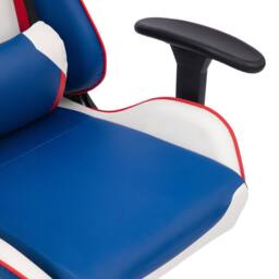 RayGar RG-PRO Gaming Chair High Back, Padding & Adjustable Height & Armrests in Blue - Size: 1 Pack - thumbnail 6