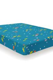 Bedlam 'Sea Life' Kids Fun Adventure Fitted Sheet - Size: Single Fitted - thumbnail 3