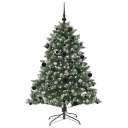 Berkfield Home Modern Artificial Christmas Tree with Stand Green 105 x 105 x 150 cm