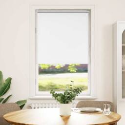 Berkfield Home Roller Blind Blackout White 75x150 cm Fabric Width 70.7 cm Polyester - thumbnail 1