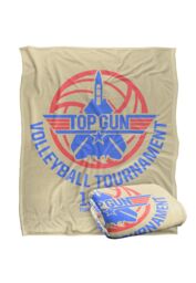 TOP GUN Volleyball Tournament Silky Touch Super Soft Throw Blanket 152 X 127 cm in White - thumbnail 2