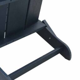 Berkfield Home Foldable Adirondack Chairs 2 pcs Navy Blue 74.5x80.5x90 cm HDPE - thumbnail 8