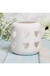 KDMD White Heart Lantern 10cm Lantern design for everyday use - thumbnail 1