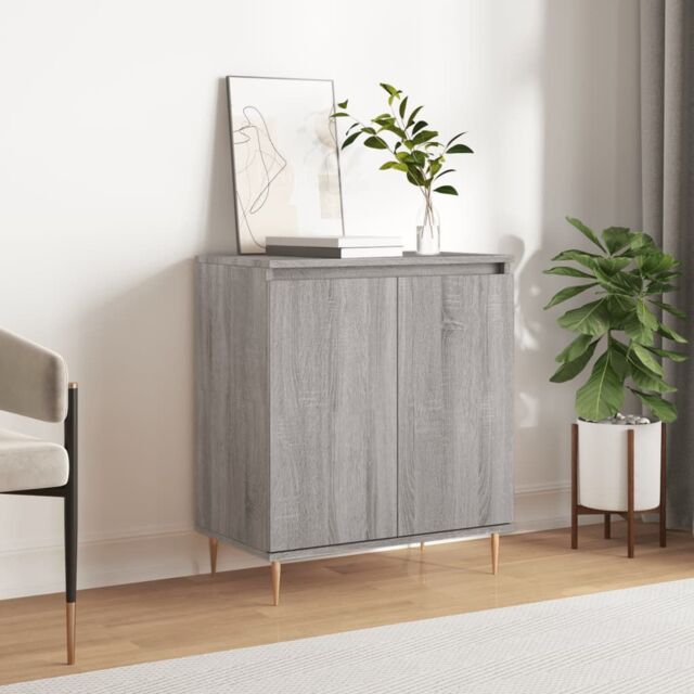 Berkfield Home Sideboard Grey Sonoma 60x35x70 cm Engineered Wood - Size: 60 x 35 x 70 cm - image 1