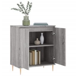 Berkfield Home Sideboard Grey Sonoma 60x35x70 cm Engineered Wood - Size: 60 x 35 x 70 cm - thumbnail 4