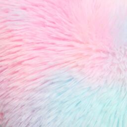 OHS Tie Dye Heart Shaped Fluffy Fleece Scatter Cushion Novelty Decorative Pillow - thumbnail 3