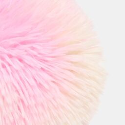 OHS Tie Dye Heart Shaped Fluffy Fleece Scatter Cushion Novelty Decorative Pillow - thumbnail 4