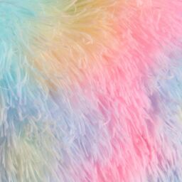 OHS Tie Dye Heart Shaped Fluffy Fleece Scatter Cushion Novelty Decorative Pillow - thumbnail 5