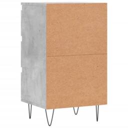 Berkfield Home Sideboard Concrete Grey 40x35x70 cm Engineered Wood - Size: 40 x 35 x 70 cm - thumbnail 8