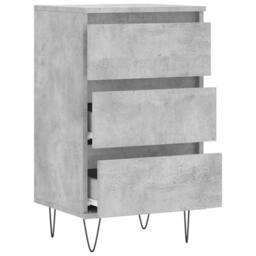 Berkfield Home Sideboard Concrete Grey 40x35x70 cm Engineered Wood - Size: 40 x 35 x 70 cm - thumbnail 6