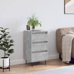 Berkfield Home Sideboard Concrete Grey 40x35x70 cm Engineered Wood - Size: 40 x 35 x 70 cm - thumbnail 2
