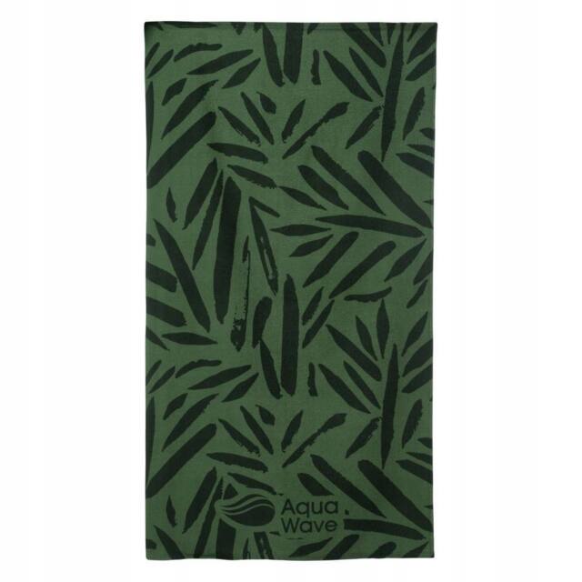 Aquawave Toflo Bamboo Print Towel in Green - image 1